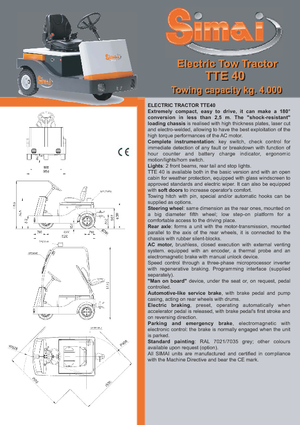 Polní tahače Simai TTE 40 ac