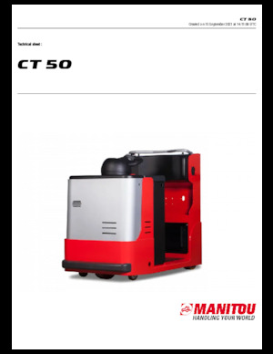 Polní tahače Manitou CT 50