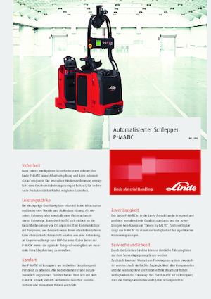 Polní tahače Linde P-MATIC