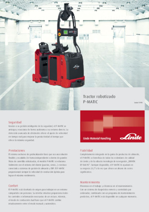 Polní tahače Linde P-MATIC