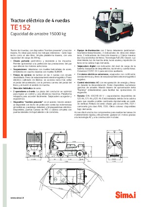 Polní tahače Simai TE 152