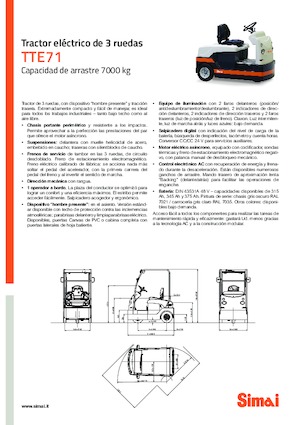 Polní tahače Simai TTE 71