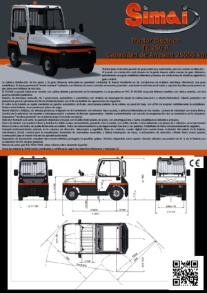 Polní tahače Simai TE 250 R