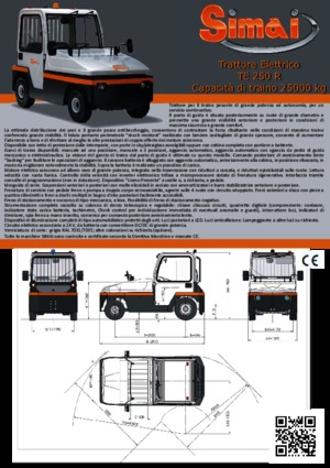 Polní tahače Simai TE 250 R