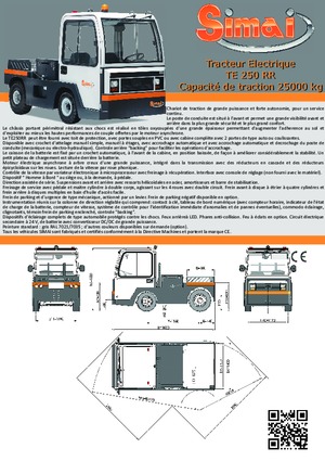 Polní tahače Simai TE 250 RR