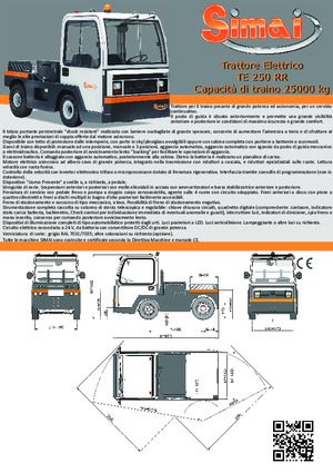 Polní tahače Simai TE 250 RR