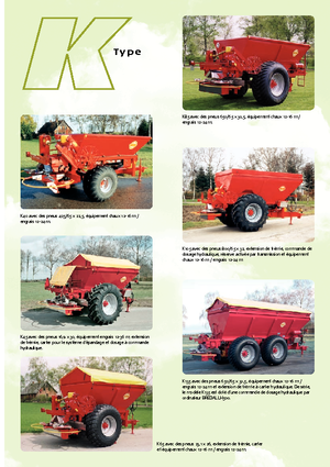 Rozmetadla průmyslových hnojiv Bredal K 105 LB