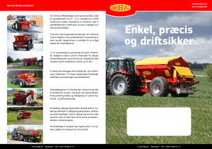 Rozmetadla průmyslových hnojiv Bredal K 105 LB