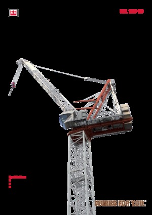 Věžové trolejové jeřáby s horní otočí Terex Comedil (Zeppelin) CTL 140-10