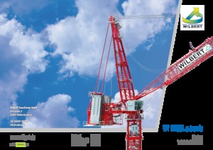 Věžové výkyvné jeřáby s horní otočí Wilbert WT 2705 L e.tronic