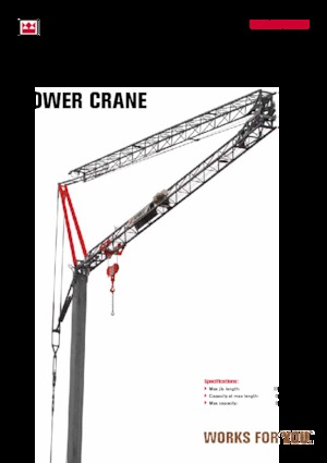 Věžové trolejové jeřáby se spodní otočí TEREX CRANES CBR 28 PLUS