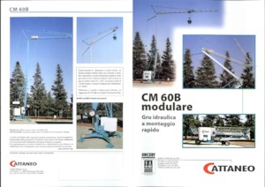 Věžové trolejové jeřáby se spodní otočí Cattaneo CM 60B