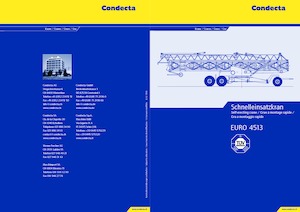 Věžové trolejové jeřáby se spodní otočí Condecta E 4513