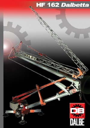 Věžové trolejové jeřáby se spodní otočí Gru Dalbe HF 162 Dalbetta