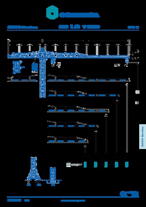 Věžové trolejové jeřáby s horní otočí Comansa 30LC1100