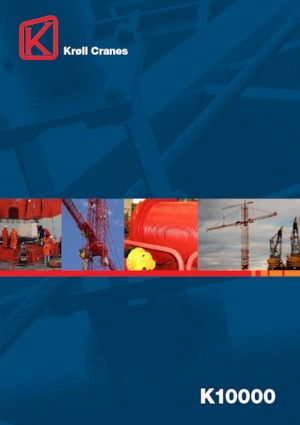 Věžové trolejové jeřáby s horní otočí Kroll K10000