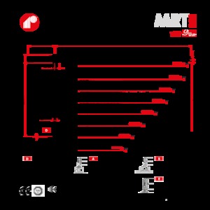 Věžové trolejové jeřáby s horní otočí Raimondi MRT223