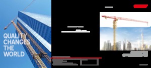 Věžové trolejové jeřáby s horní otočí Sany SYT380