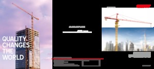 Věžové trolejové jeřáby s horní otočí Sany SYT80