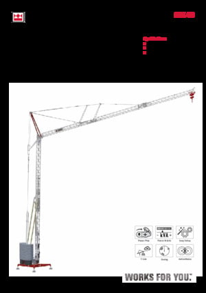 Věžové trolejové jeřáby se spodní otočí TEREX CRANES CSE 40