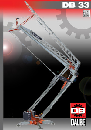 Věžové trolejové jeřáby se spodní otočí Gru Dalbe DB 33