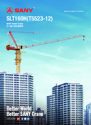 Věžové trolejové jeřáby s horní otočí Sany SLT160H