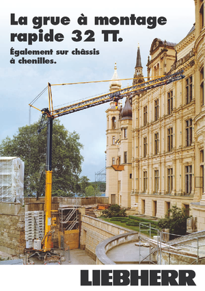 Věžové trolejové jeřáby se spodní otočí Liebherr 32 TT - 2,5-FU