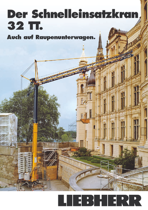 Věžové trolejové jeřáby se spodní otočí Liebherr 32 TT - 2,5-FU