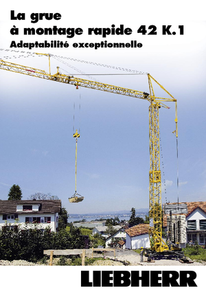 Věžové trolejové jeřáby se spodní otočí Liebherr 42 K.1 (FU)