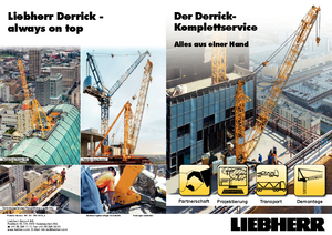 Věžové trolejové jeřáby s horní otočí Liebherr 200 DR 5/10 Litronic