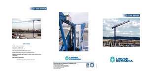 Věžové trolejové jeřáby s horní otočí Comansa 5LC4010