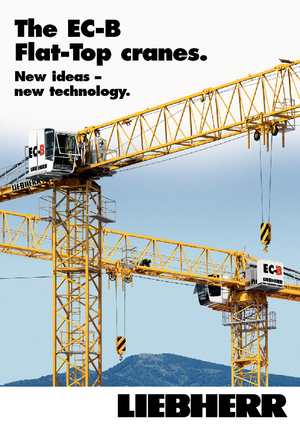 Věžové trolejové jeřáby s horní otočí Liebherr 250 EC-B 12 Litronic