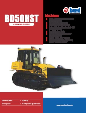 Pásové buldozery Beml BD50 HST
