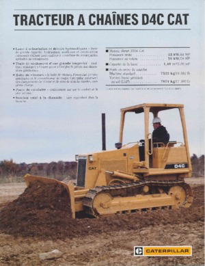 Pásové buldozery Caterpillar D 4 C