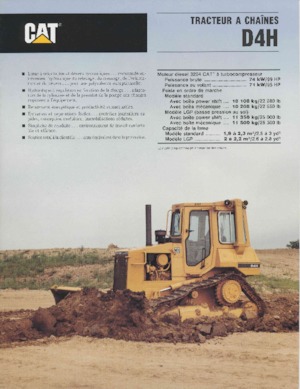 Pásové buldozery Caterpillar D 4 H MPS