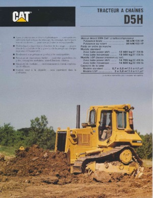 Pásové buldozery Caterpillar D 5 H LPP