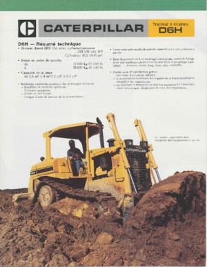Pásové buldozery Caterpillar D 6 H DPL