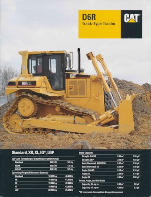 Pásové buldozery Caterpillar D 6 R XL SU