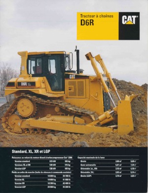 Pásové buldozery Caterpillar D 6 R XL SU