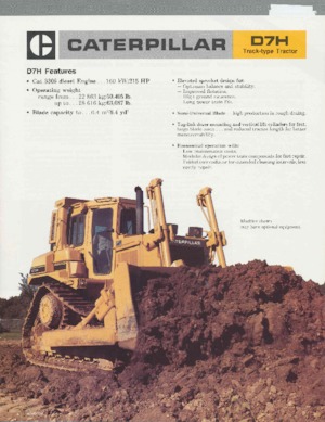 Pásové buldozery Caterpillar D 7 H DPS