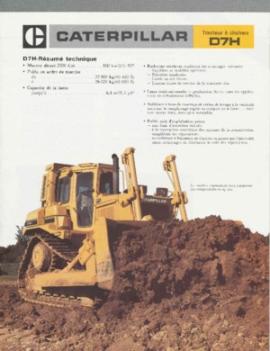 Pásové buldozery Caterpillar D 7 H DPS