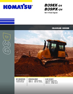 Pásové buldozery Komatsu D39EX-24