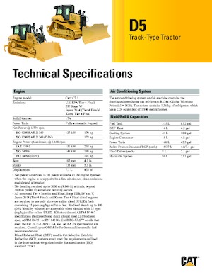 Pásové buldozery Caterpillar D5 LPG VPAT