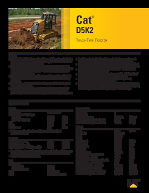 Pásové buldozery Caterpillar D5K2 XL