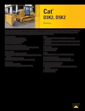Pásové buldozery Caterpillar D5K2 XL SHIPHOLD/PORT HANDLING