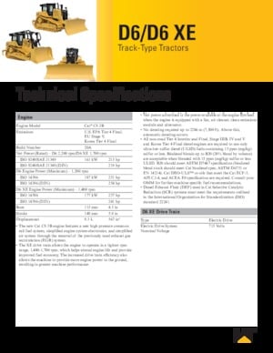Pásové buldozery Caterpillar D6