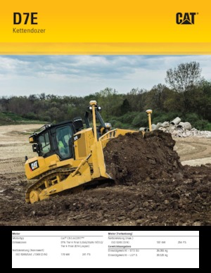Pásové buldozery Caterpillar D7E