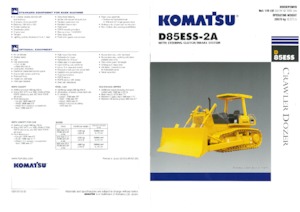 Pásové buldozery Komatsu D85ESS-2A