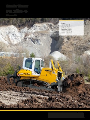Pásové buldozery Liebherr PR 734-4 L