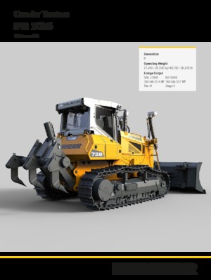 Pásové buldozery Liebherr PR 736 L G8.0